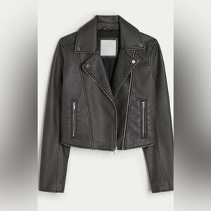 Faux leather jacket
